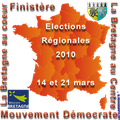 Région Bretagne : Têtes de listes départementales