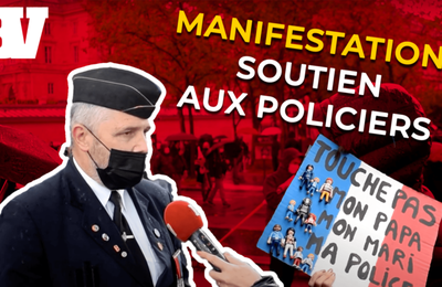 Manifestation de soutien aux policiers : « Il faut plus de places de prison ! »