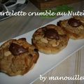 Tartelettes crumble au nutella