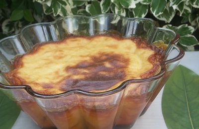 Flan pâtissier à la noix de coco caramélisé