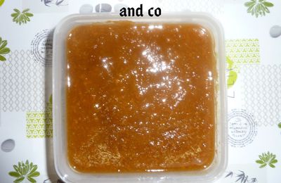 Compote d'abricot et sucre coco au soup and co ou pas 