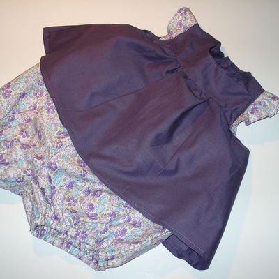 Tunique et bloomer pour Mélina