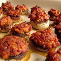 Champignons farcis au Chorizo