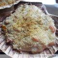 Coquilles farcies aux fruits de mer