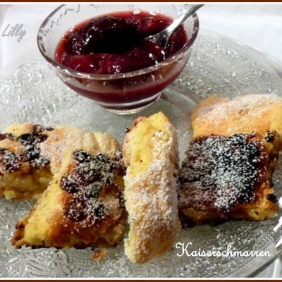 Kaiserschmarren ou crêpe de l'empereur