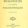 Renan Ernest : Dialogues et fragments philosophiques 