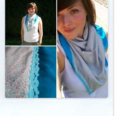 Un chèche en tissus.