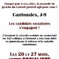 Cantonales 2011 : J-9