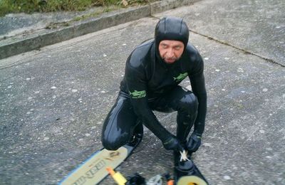 Le 10 décembre 2006: la 33ème traversée de Verdun en nage avec palmes