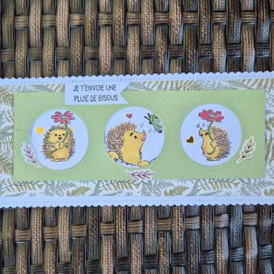 une jolie carte reçue  et notre projet pour les mamans