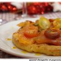 TARTE DE TOMATE AU GRAVLAX, VINAIGRETTE AUX CÂPRES