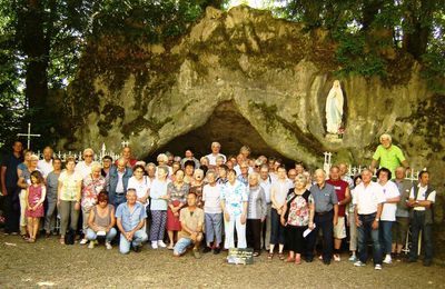 Le 10 juin, les Amis de la Grotte de Lourdes de Coublanc en visite à St Loup