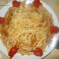 spaghitti au thon et legumes سباكيتي بالطون والخضر