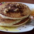 Pancakes à la banane, sans beurre ni oeufs (+ variantes gluten free et/ou vegan)