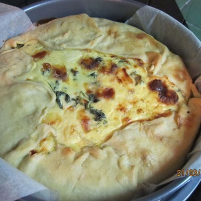  Quiche épinard ricotta et féta à la coriandre et au cumin