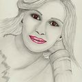 Dessin portrait de star: Julia Roberts