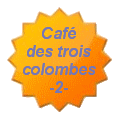 café des 3 colombes 2 bouton