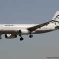 Barcelona In'I Airport(BCN/LEBL): Aegean Airlines: Airbus A320-232: SX-DLG: MSN:3812.