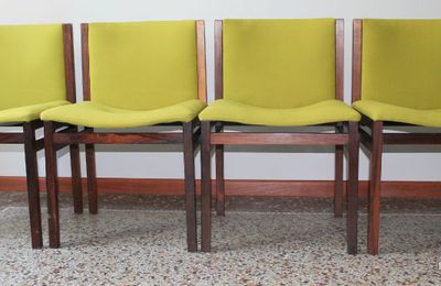 Chaises Scandinave 60's Verte