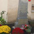 Jeudi 1er Novembre 2012, 11h00, place de la Liberté, devant le monument à la mémoire des Résistants....