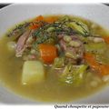 SOUPE PAYSANNE AUX HARICOTS BLANCS