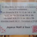 Horaires de décembre : Joyeux Noël !