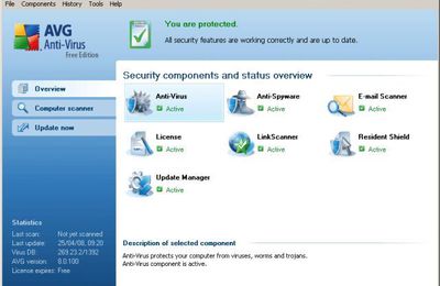 AVG Antivirus Free edition