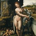 MYTHOLOGIE GRECQUE -  "LEDA ET LE CYGNE" - 