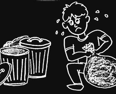 La poubelle d'Alexandre.