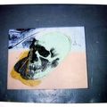 Andy Warhol, "Skull Polaroid", circa 1976