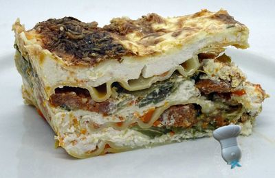 Lasagnes courgette brandade