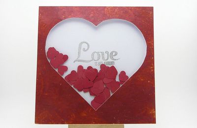 Carte de Saint Valentin - Valentine's day card