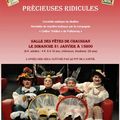 Les précieuses ridicules du Colline Théâtre : un spectacle formidable le 31 janvier à Chaussan (69)