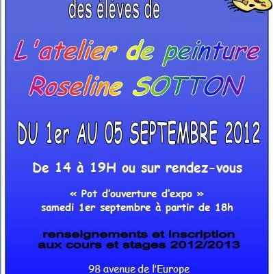 exposition rentrée 2012/2013 à l'atelier