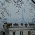 Tour Eiffel depuis Montmartre