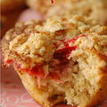 MUFFINS RHUBARBE-FRAISE CRUMBELISES ...