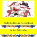 Marché de Noël à Nogent-le-Roi, avec EVAD'28, les 1er et 2 décembre 2012