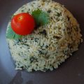 Riz aux épinards