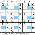 Mon soixante-sixième centrosudoku