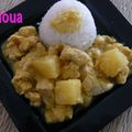 POULET AU CURRY A L ANANAS.....