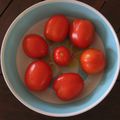 Les premières tomates du Jardin!!