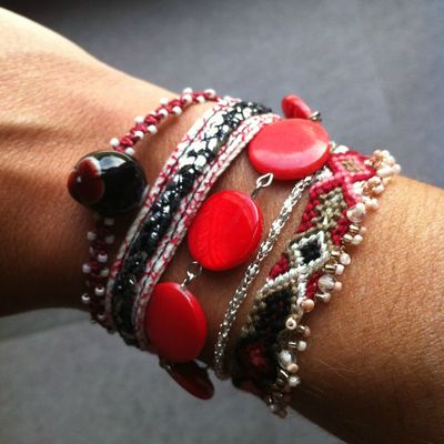 Manchettes multi-rangs brésiliennes