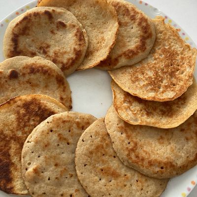 Pancakes au pain rassis