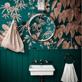 La DecoPeleMele - PAPIER PEINT TOILETTES  -