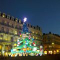 Sapin toulousain, lumières de NOËL à l'heure bleue