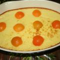 Oeufs au lait aux abricots