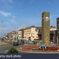 Rond-point à Rhyl (Pays de Galles)