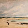 Roscoff plage (Bretagne) - 30x50 cms (1934)