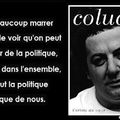 "Certains ont l'air honnêtes, mais quand ils te serrent la main, tu as interet à recompter tes doigts." Coluche