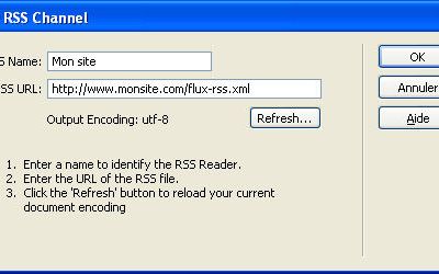 Créer un lecteur de flux RSS avec Dreamweaver et PHP / MySQL
